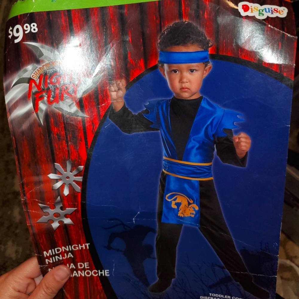 Boys toddler ninja costume